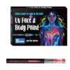 Face and Body Paint Pens, Blacklight Reactive Glow Markers for Festival Makeup and Halloween Event Body Art Blacklight Face Paint Pens Markers Glow Party Makeup Halloween Art Festival Costume