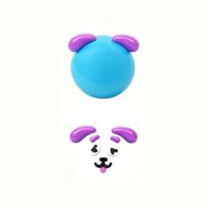 Face Squishy Stress Balls - Curiosities Dog Face Swap Squishy Soft Moldable Cute Slow Rise Relaxing Sensory Fidget Relief Anxiety Stress Fun Desk Accessory for Adults (Pink)