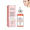 Facial essence Vitamin C and Collagen Serum 5-in-1 Anti-Wrinkle Niacinamide Facial Serum, Deep Hydrating Skin Essence for All Skin Types(30ml/1 Fl Oz)