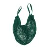 Fackelmann 682991 Reusable Shopping Bag, Decorative Bag, Shopping Net, Cotton, Green, 38 x 32 x 5 cm