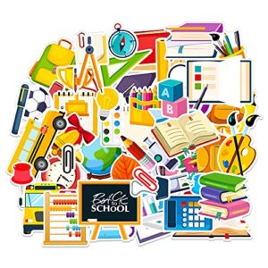 FaCraft 60pcs Multicolor Modern Science Stickers for Students & Teachers, Decorative & Educational, Laptops, Back to School Stickers for Scrapbooking, First Day of School Classroom Decorations