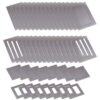 Fafeicy 48 Low Carbon Steel Welding Plates Practice Kit for Brazing