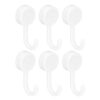 Fafeicy N52 Strong Magnetic Hooks 6-Pack Heavy Duty Magnets with 0-5kg Pull Force for Garage Kitchen Storage Without Drilling