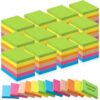 Fainne 120 Pads Sticky Notes Bulk 1.5 x 2 Inch Mini Self Stick Note Small Assorted Bright Colors Paper Memo for Office School Notebook Supplies 50 Sheets/pad (Simple Style,Bright Color)