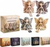 Fairy Doll Making Kit, Flower Fairies Patchwork /Halloween DIY Ghost Sewing Kit Craft Set with Fabric Supplies, Create 4 Winged Elf Dolls,DIY Project for Beginners, Handmade Home Decor Gift，#C