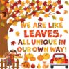 Fall Bulletin Board Decorations 130 Pcs