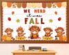 Fall Highland Cow Bulletin Board Decoration Kit We Herd It was Fall Bulletin Board Decoration Kit Fall Classroom Bulletin Board Decorations Autumn Thanksgiving Paper Cut Outs School Wall Decor