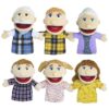 Family Hand Puppets Role-Playing Storytelling Hand Puppet for Kids (Family)