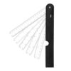 Fan Shaped Metric Scale Ruler Folding Engineering Drawing Measuring Ruler for and Professional Architects Flexible Measuring