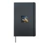 Fantasy Book Lover Library Bookworm Literature Mystery Hardcover Journal, Black