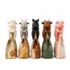 Farm Animal Bag Clip, Bag Clips for Food Storage, Cute Chip Clips Heavy Duty, Reusable 3D Printed BagSealer for Snacks & Bread, Rustic Farmhouse Kitchen Decor & Housewarming Gift (5PCS)