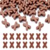 FASHEWELRY 30Pcs Large Letter X Paracord Beads