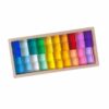 FashionCha Acrylic Cube Toy Smooth Cube Toy Transparent Plaything, Translucent Combination 5