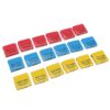 Fauitay Professional Kneaded Eraser 18 Pack Strong Adhesion Moldable Eraser Art Gum for Artists Drawing Blending and Highlighting Tasks, with PVC Material