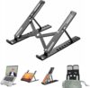 fautostary Laptop Stand Adjustable 7 Heights Foldable 8-16in Portable