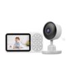 FCMEZRVPNIG 3.5 Inch 2.4G Wireless Video Baby Monitor IR Night Vision Two-Way Talk Temperature & Sound Detection Nanny Cam