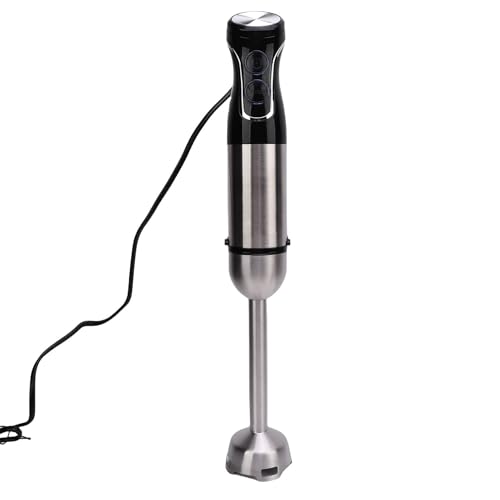 Fdit Variable Speed Hand Blender Set with 800ml Cup and 600ml Chopper Bowl Stainless Steel Electric Stick Blender for Smoothies Soups Sauces and Purees (100-120V US Plug 1200W)