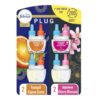 Febreze Odor-Fighting Plug in Air Freshener, Scented Oil Refill, Japanese Cherry Blossom and Tranquil Cyprus Cove Scents, 4 Refills