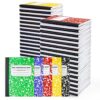 feela 70 Pack Mini Composition Notebook Bulk, Cute Pocket Composition Note Pad, Small Journal Notebooks for Students College School Supplies, 4.5" X 3.25", Narrow Ruled, 5 Marble Covers