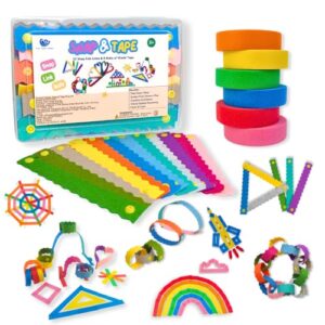Feel Good Waves Snap & Tape Play Kit - Kid Travel Toy - Fine Motor -Fidget