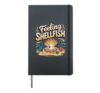 Feeling Shellfish Clams Seafood Shellfish Pun Hardcover Journal, Black