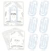 Feifeiya 6 Sets Jumbo Teacher Acrylic Paper Clips 4 Inch Paperclip Bookmark Teacher Welcome Back Gifts with Thank You Cards for Office Classroom Back to School Supplies(Lined Notebook)