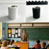 FeliPlan Bulletin Board Borders 2 Roll of Scalloped Black White Classroom Borders for Bulletin Board