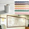 FeliPlan Bulletin Board Borders 7 Roll of Scalloped Classroom Borders for Bulletin Board