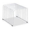 Fellowes Desktop Organizer, 11 Sections, 9" x 11.375" x 8", Wire, Silver (72012)