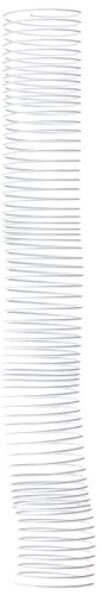 Fellowes Pack of 25 Metallic Swirls, White, 38 mm