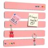 Felt Pin Board Bar Strips Bulletin Board for Bedrooms Offices Home Wall Decoration, Notice Board Self Adhesive Cork Board with 35 Push Pins for Paste Notes, Photos, Schedules