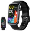 Fempoin Smart Watch for Men Women, 2026 New 1.47" HD Smartwatch, Fitness Tracker with 110+ Sport Modes, IP68 Waterproof Pedometer, Heart Rate/Sleep/Step Monitor for Android iOS, Black