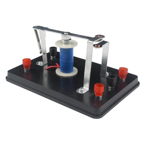 FENOKD Electromagnetic Relay Educational Experiment Kit, Open and Closed Contacts Demonstration Model, Electromagnetism Physics Teaching Instrument, Professional Lab Equipment F