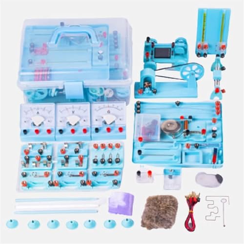 FENOKD Ohm'S Law Experimental Device Multifunctional Maglev Solar Car Joule Law Self-Back Resistance Physics Class Hand Crank Generator Engine Model Fixed Value Resistor Photore