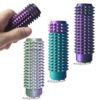 Fepucoy 3PC Little Ouchies Pain Stim Fidget, Extra Sharp Spiky Sensory Fidget for Adults, Help Relieve Stress, Anxiety, Tension | Functional Pocket Fidget for Office & Study (Multi-Material B)