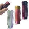 Fepucoy 3PC Little Ouchies Pain Stim Fidget, Extra Sharp Spiky Sensory Fidget for Adults, Help Relieve Stress, Anxiety, Tension | Functional Pocket Fidget for Office & Study (Multi-Material A)