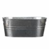 FewNvWa Beer Ice Bucket Beverage Tub Container Pail with Handles Galvanized Iron for Chilling Beer and Champagne with Easy Carry Design Suitable for Parties Kitchens patios Backyard Events