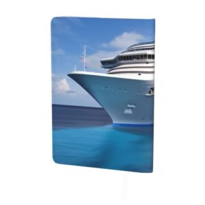 FHEDVBN Leather A5 Notebook Cover – Refillable Journal Cover 9 x 6.5 Inch