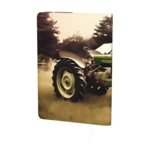 FHEDVBN Leather A5 Notebook Cover – Refillable Journal Cover 9 x 6.5 Inch