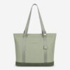 FHELAD Laptop Tote Bag for Women With Tracker Slot, Vegan Leather Work Bag with 15.6-in Laptop Compartment for Office, Travel (Green)