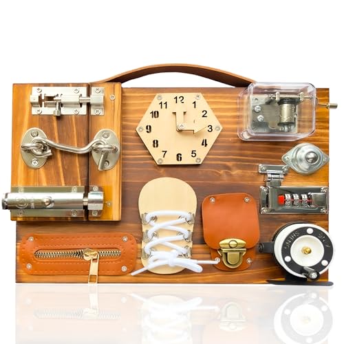 Fidget Boards for Adults with Dementia Gadgets Toys for Alzheimers Patients-Fidget Toys for Dementia Adults-Dementia Fidget Toys for Elderly-Gifts