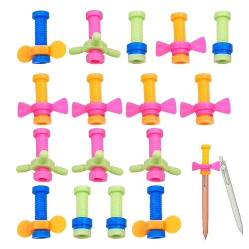 Fidget Pencil Toppers - Compact Sensory Pen Toys for Kids, Lightweight Relaxing Mood Tool for Stress Relief, Cute Animal Designs, Bubble Pop Fidget for Men Boys Youth Girls Teens Women Children