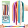 Fidget Sensory Autism Toys Kids - Textured Stretchy Strings for Adults ADHD Children Stress, Flexible & Durable Quiet Fidgets for Classroom Office,Travel Toys, Gifts for Boys Girls Teens