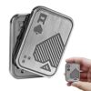 Fidget Toys Adults, EDC Metal Fidget Slider for Teens, Magnetic Poker Push Card, Adult Fidget Toy for Anxiety ADHD, Cool Office Gadgets for Men Dad, Stress Relief Clicker Gifts for Adults & Teen Boys