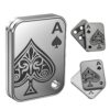 Fidget Toys Adults Metal Fidget Slider Poker Cards Fidget Metal Fidget Slider Fidget Toys Adults Decompression Desk Toys to Relief Anxiety and Stress for ADD, ADHD & Autism (Silver)