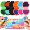 Fidget Toys Adults, Sensory Toys for Kids with Autism, Anxiety Relief Items for ADHD Stress Relief, Texture Worry Stone for Teens & Flip Slider - Treasure Box Toys for Classroom (6pcs)
