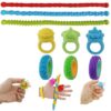 Fidget Toy Set, 9 PCS Sensory Toy for ADD, OCD, Autistic, Anxiety Autism to Stress Relief, Textured Surface for Anxiety Relief, Quiet Small Fidgets