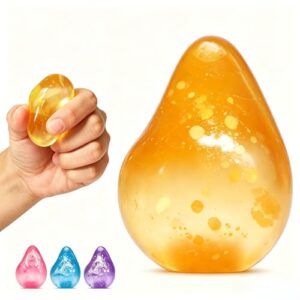 Fidget Toys Squishy Drop, Cube Squishies Anxiety Stress Relief, Ice Squishy Stress Cube-Drop Malt Sugar Balls, Sensory Toys for Kids with Autism, Fidgets for Classroom Prize Toys