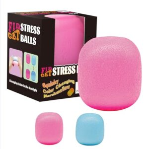 Fidget Toys Stress Balls for Kids & Adults - Changes Color in The Sun -Slow Rise Dough Ball - Fidgets for Classroom - Squishy Fidget Toys Stretchy Squeeze Stress Relief Balls for Anxiety