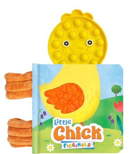 Fidgimals Little Chick Baby Book | Sensory Board Book with Chick Character, Perfect Sensory Books for Toddlers I Baby Books I Your Sensory Fidget ... Books with Sensory Fidget Popper Animals)